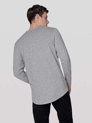 Chandail à manches longues Jack & Jones Enoa light grey