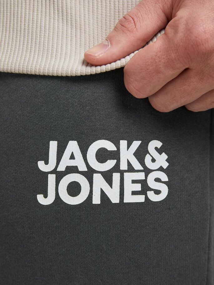 Pantalon de coton ouaté Jack & Jones Gordon Newsoft Asphalt