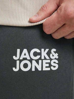 Pantalon de coton ouaté Jack & Jones Gordon Newsoft Asphalt