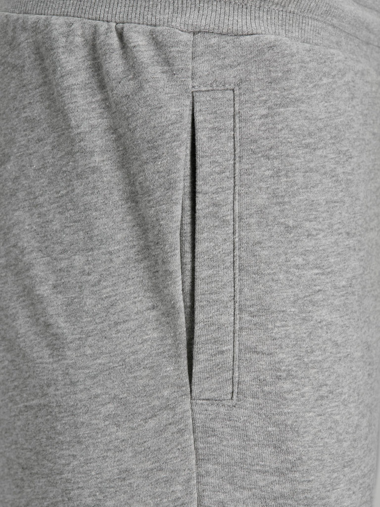 Pantalon de coton ouaté Jack & Jones Chip light grey melange