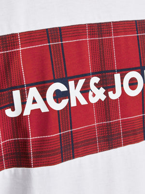 Jack &amp; Jones Train Scarlet Sage Pajama Set