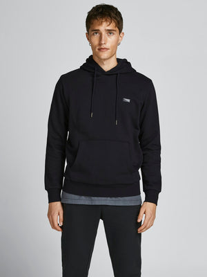 Chandail à capuchon Jack & Jones Coking black