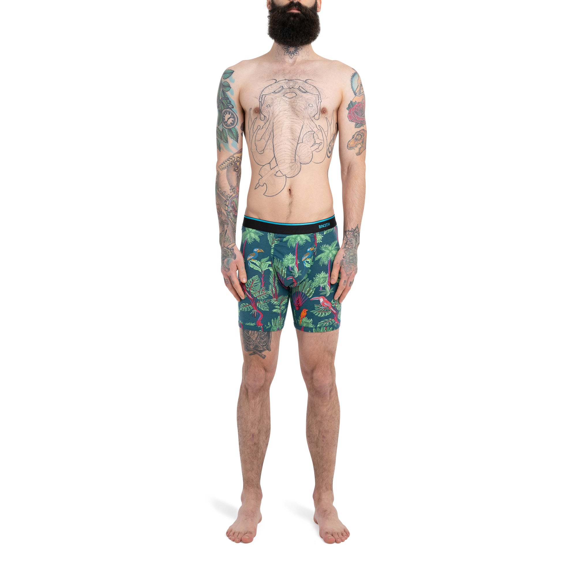 Boxer BN3TH Classic Print Birds Cascade