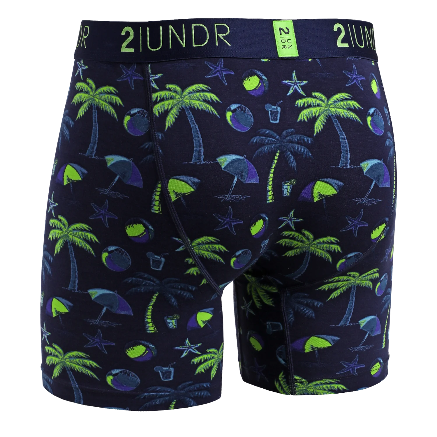 2Undr - Swing Shift Boxer Brief : Midnite Oasis