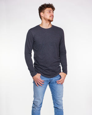 Chandail à manches longues Jack & Jones Enoa dark grey