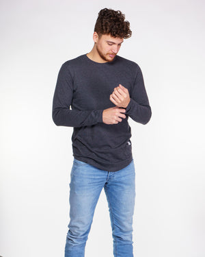 Chandail à manches longues Jack & Jones Enoa dark grey