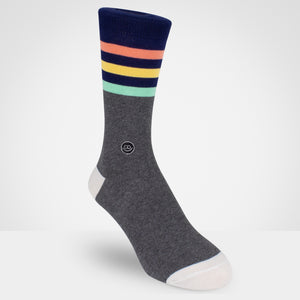 Hook - Crew Sock : Pineapple Stripe