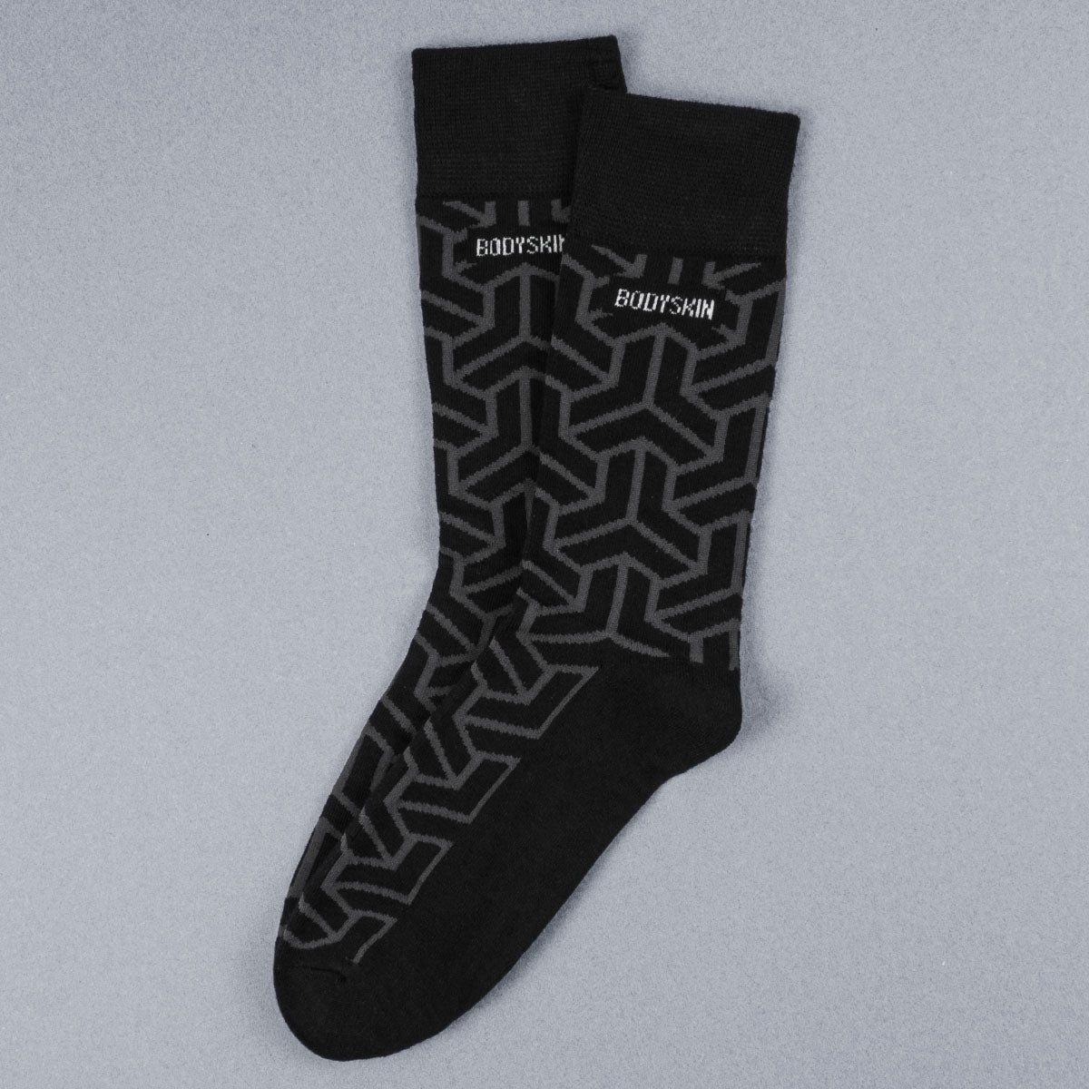 Bodyskin - Bamboo Socks : Geo Charcoal