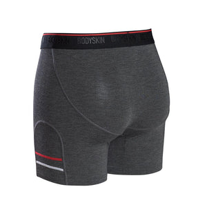 Boxer Bodyskin Shade charcoal et rouge