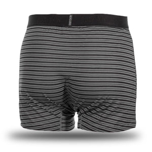 Bodyskin - Lucky Boxer Loose : Charcoal Striped