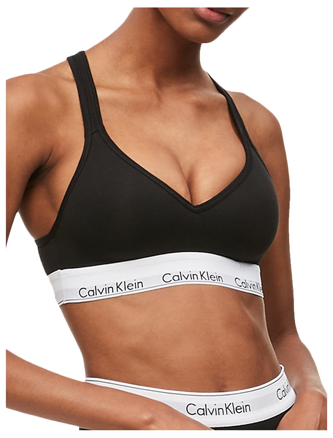Calvin Klein - Padded Modern Cotton Bralette : Black