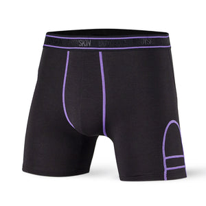 Boxer Bodyskin Shade noir et violet