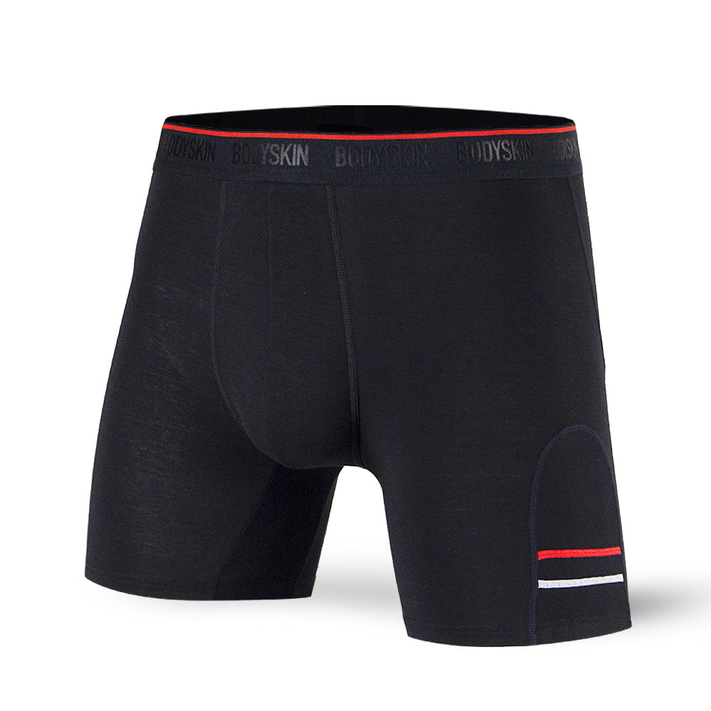 Boxer Bodyskin Shade noir et rouge