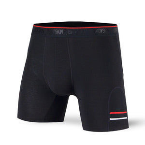 Boxer Bodyskin Shade noir et rouge