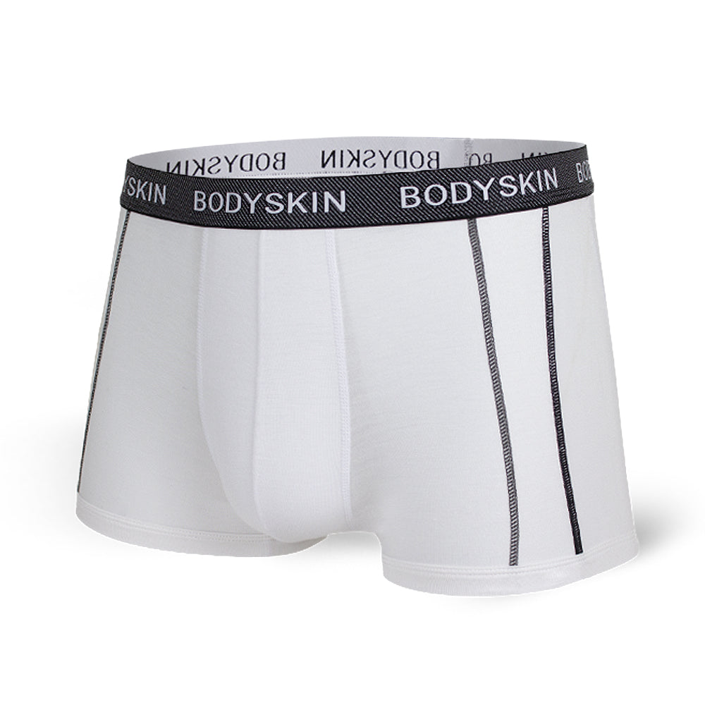 Bodyskin - Basic Cotton Boxer Brief : White
