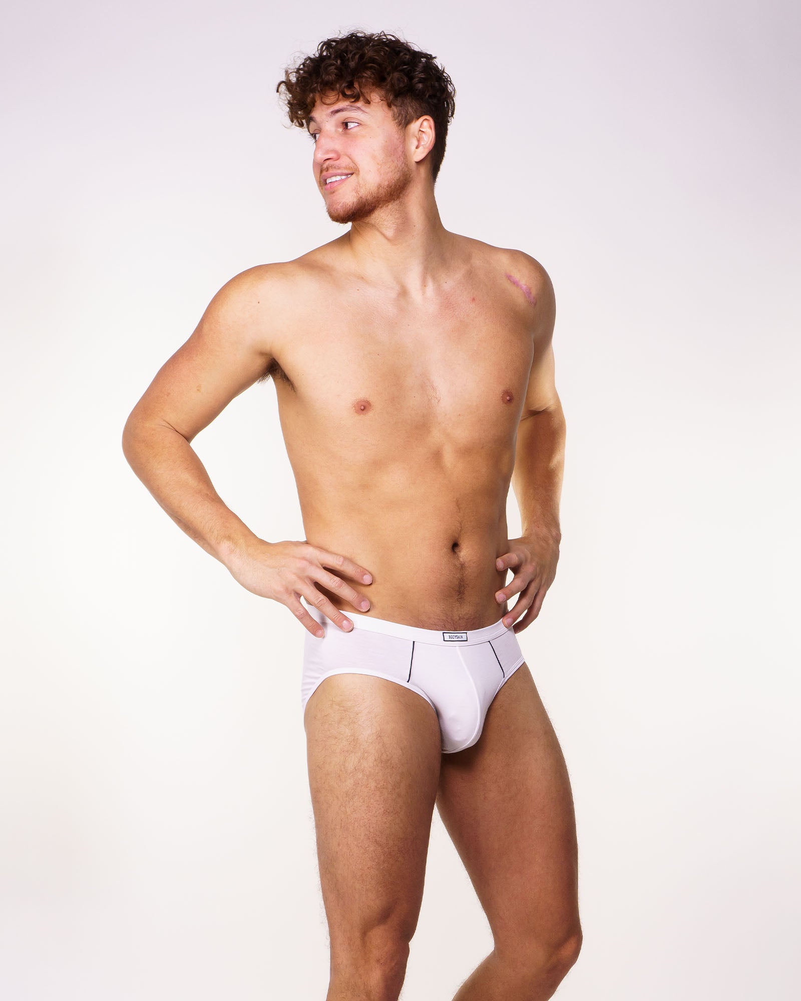 Bodyskin - Bamboo Brief : White – Mesbobettes