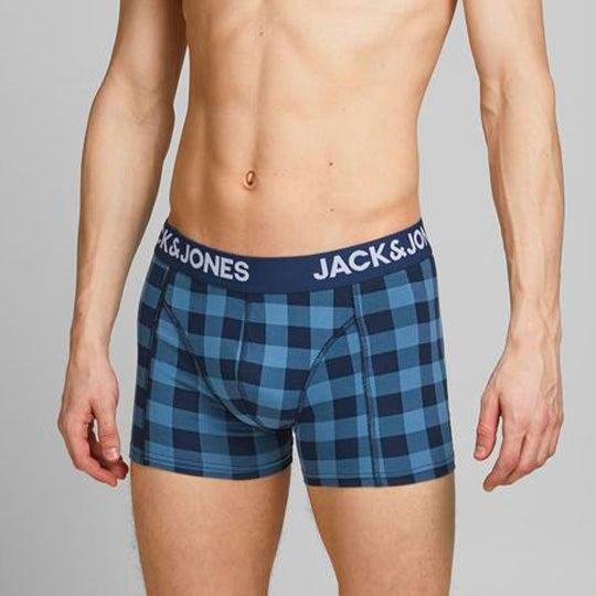 Boxer shorts Jack &amp; Jones Reece blue plaid