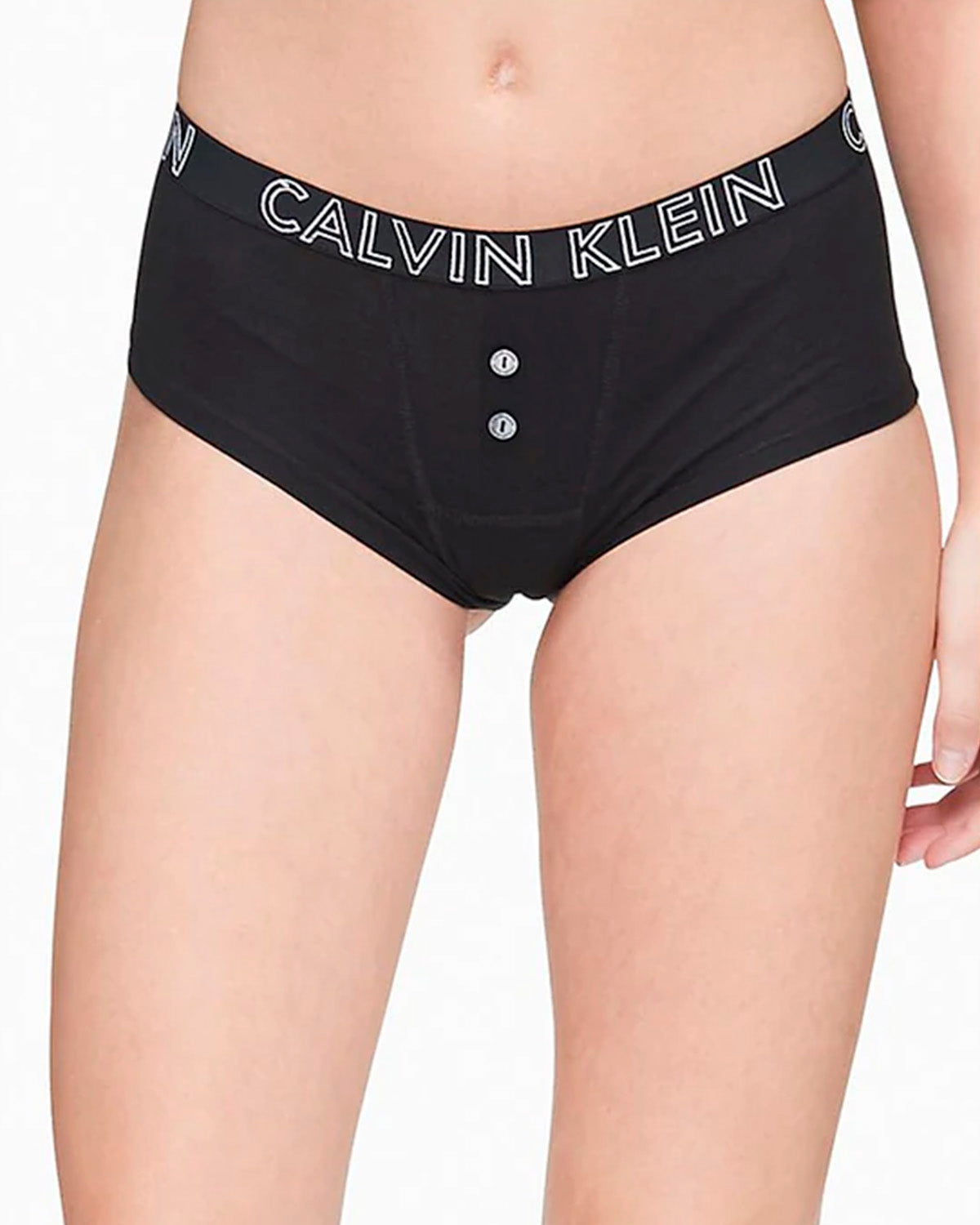 Boxer Boyfriend Calvin Klein Ultimate Cotton Noir