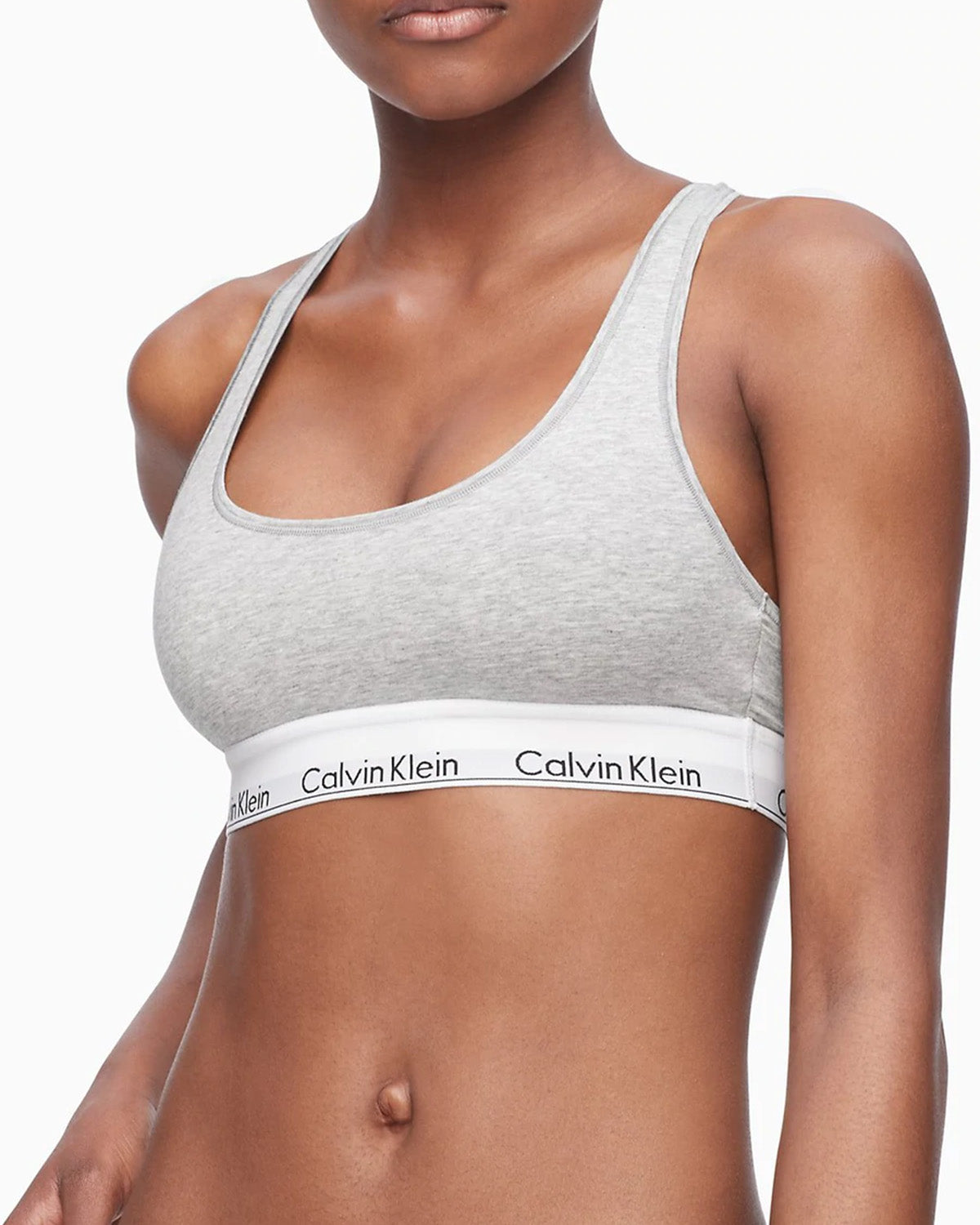 Grey Modern Cotton Bralette  Calvin Klein – Mesbobettes