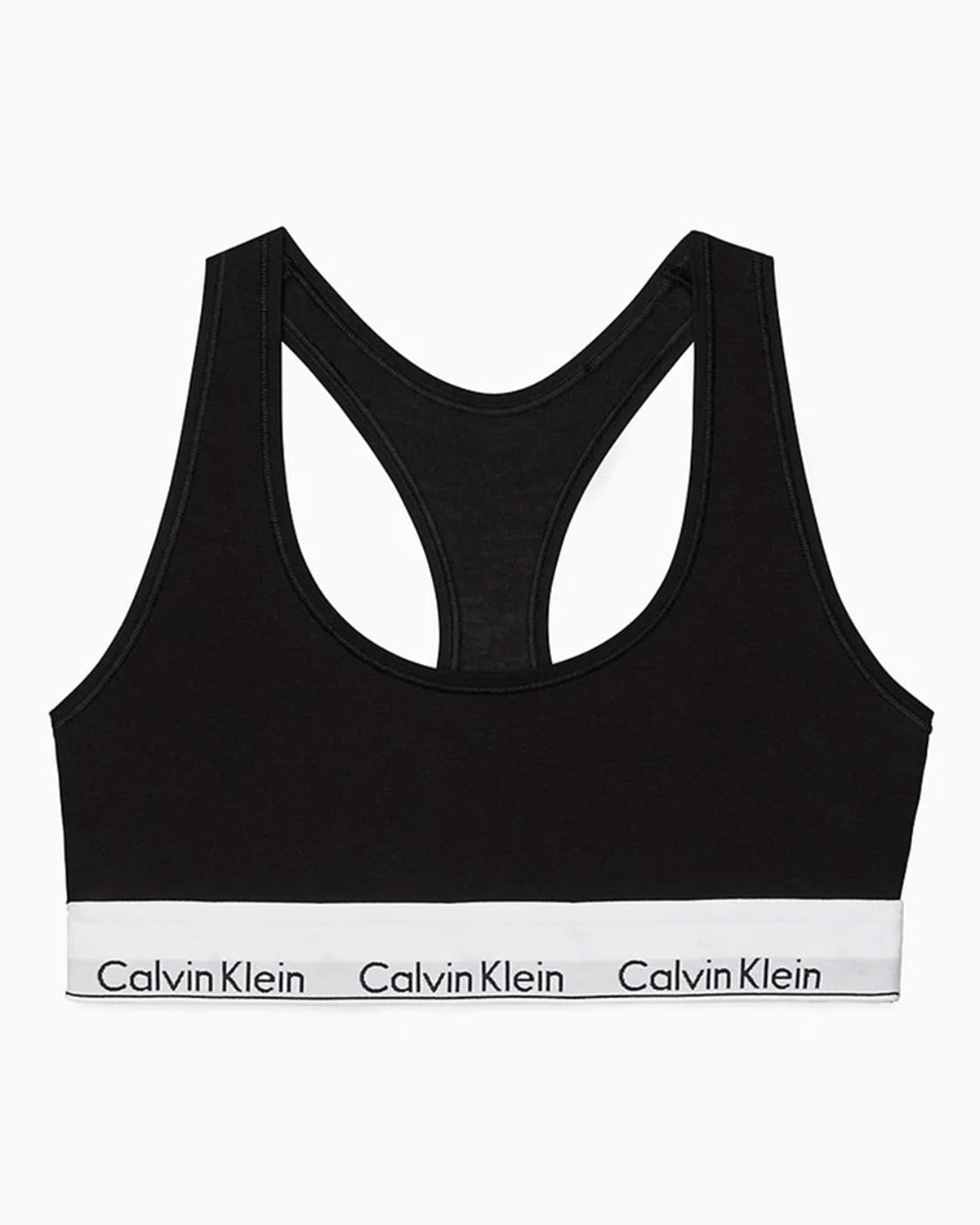 000QF5951E Calvin Klein CK One Cotton Plus Size Bralette Bra - 000QF5951E  Rattlesnake Print_black