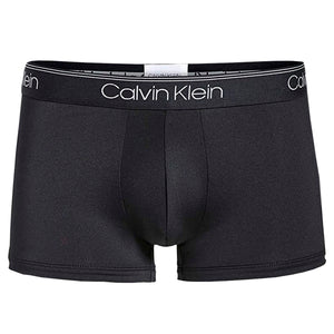 Calvin Klein Black Silk Modal Low Rise Trunk, Black
