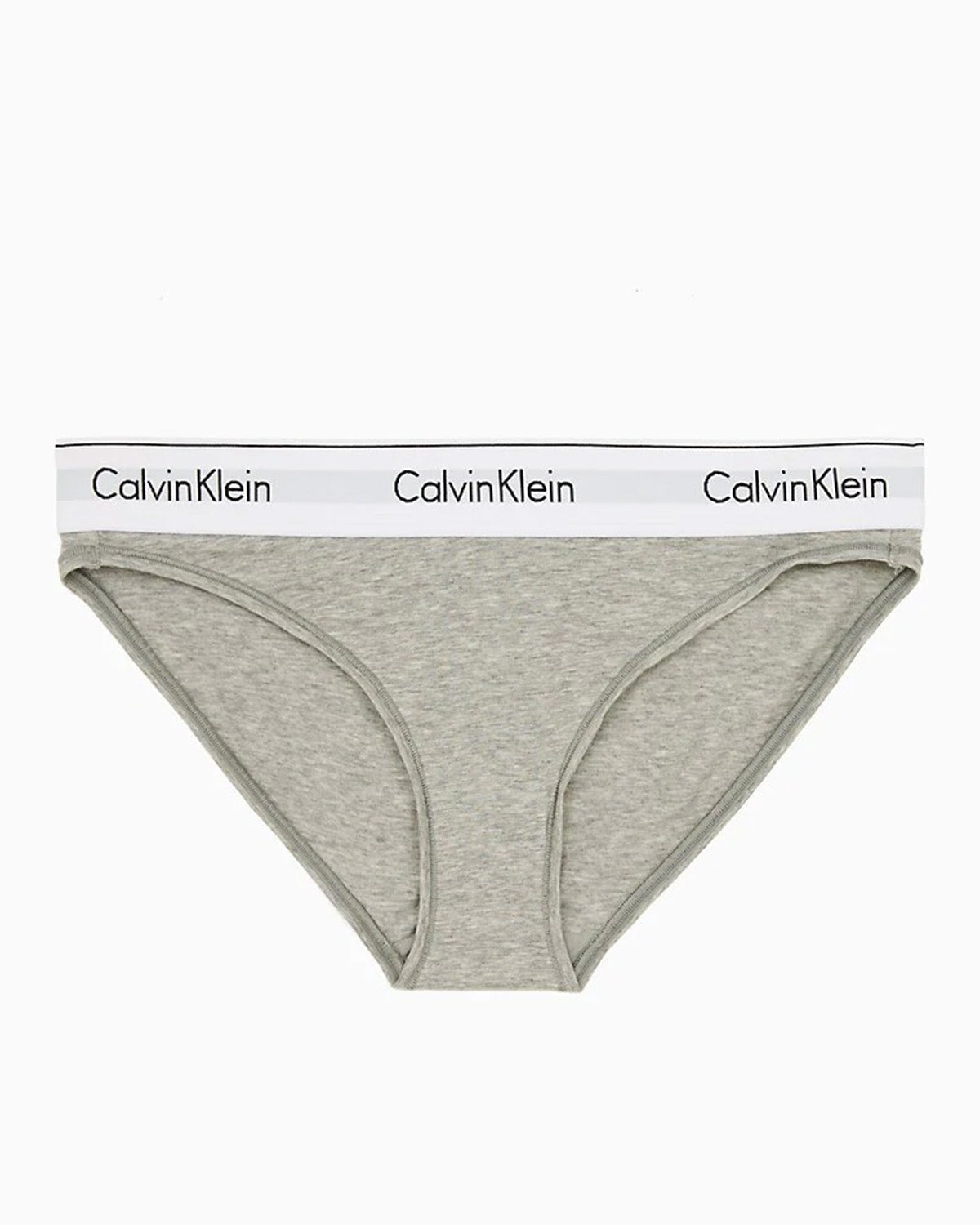 Grey Calvin Klein Underwear Box Logo Thong