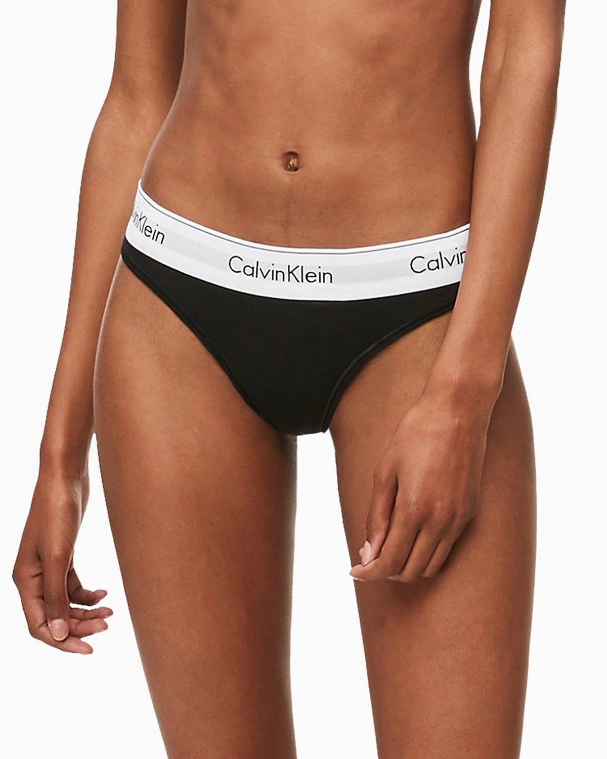 Calvin Klein Underwear Women's Modern Cotton Bikini Briefs, Black