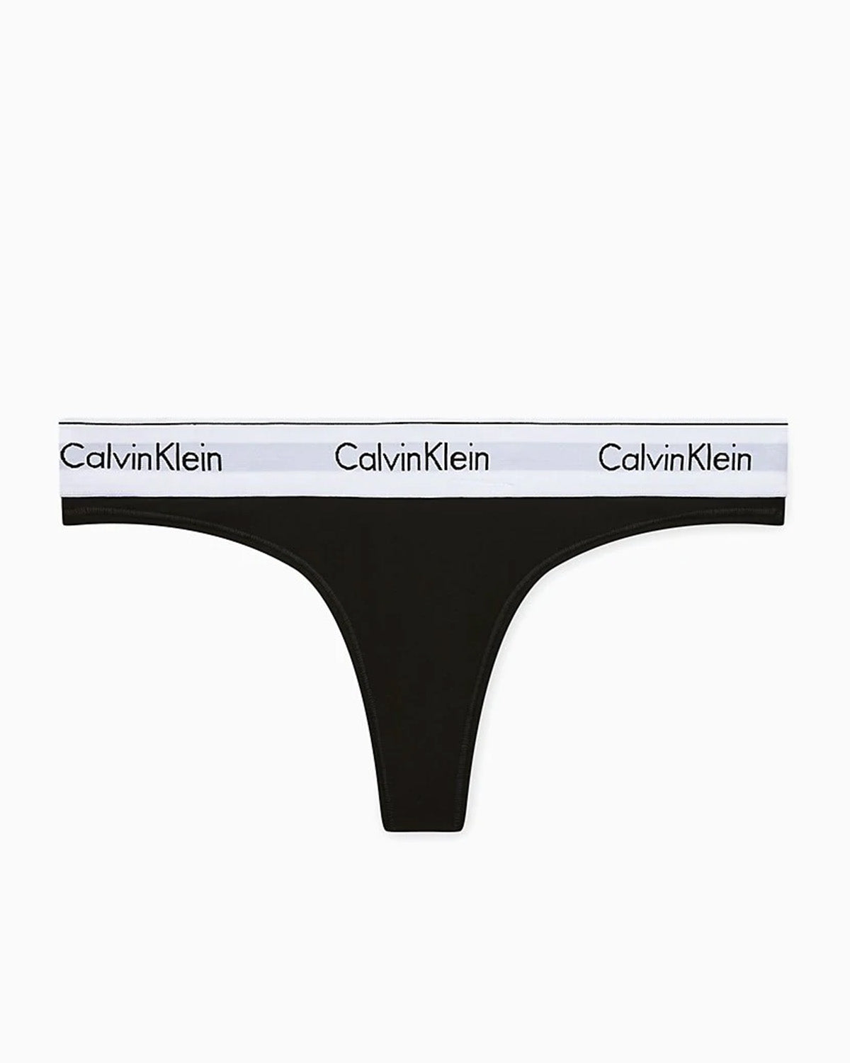 Modern Cotton Thong : Black  Calvin Klein – Mesbobettes