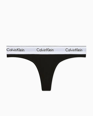 Thong Calvin Klein Modern Cotton Black