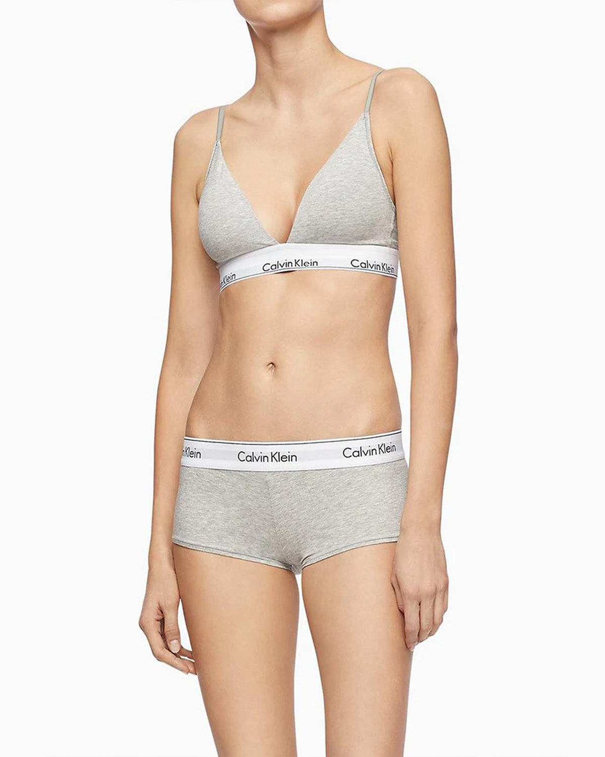 Bralette Triangle Calvin Klein Modern Cotton Grise