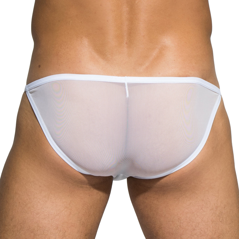 Slip Private Structure taille basse blanc