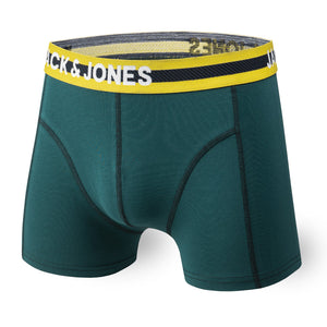 Boxer trunks Jack &amp; Jones David green and yellow