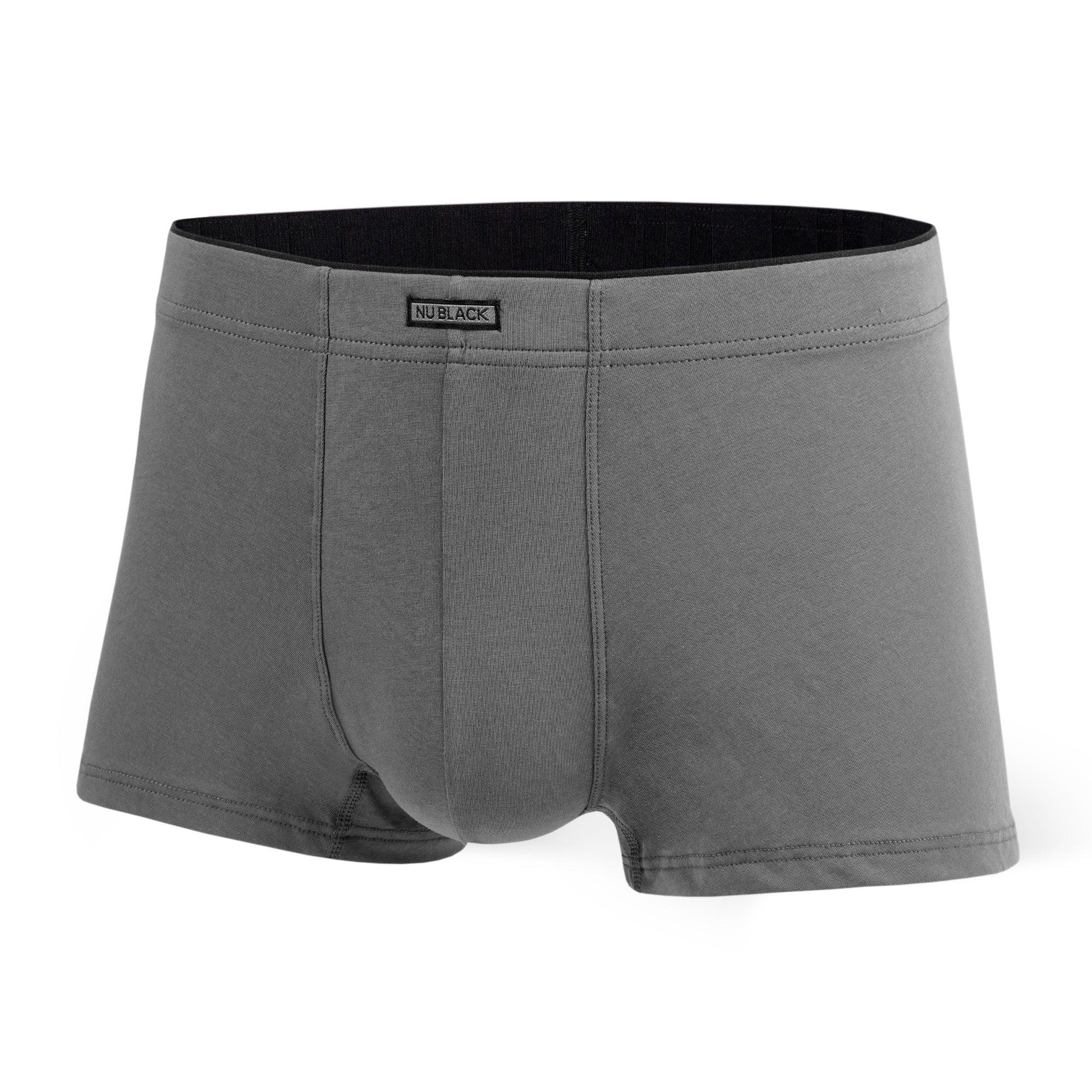 Boxer court Nu Pima coton gris