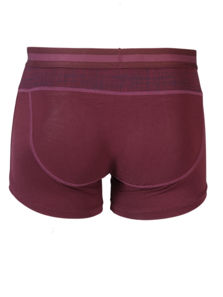 Nu boxer en bambou mauve