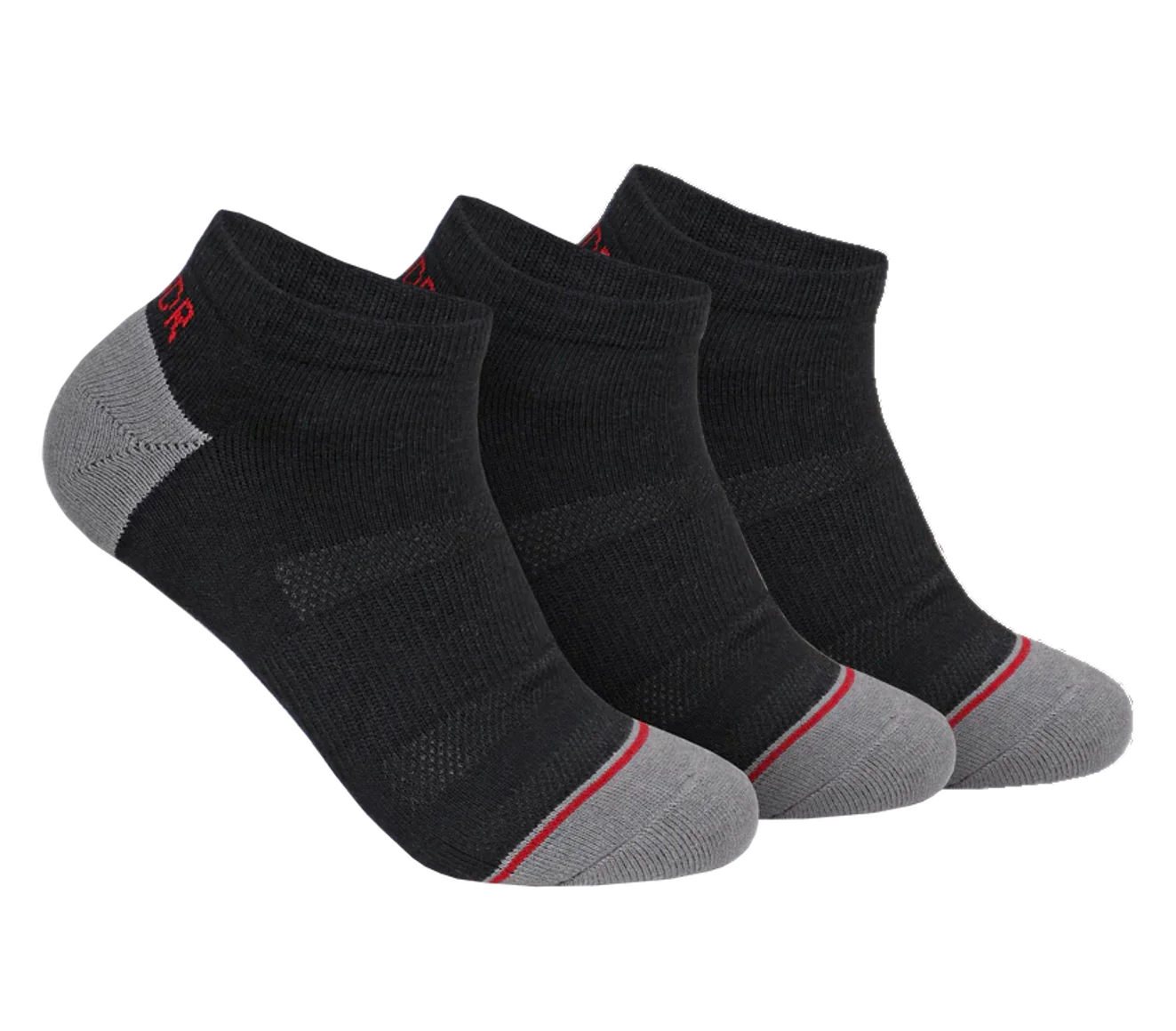 GROOVE ANKLE SOCK 3 PACK - Black