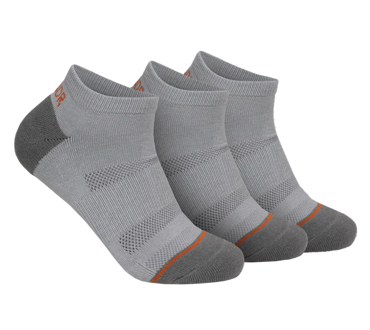GROOVE ANKLE SOCK 3 PACK - Grey