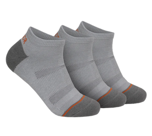 GROOVE ANKLE SOCK 3 PACK - Grey