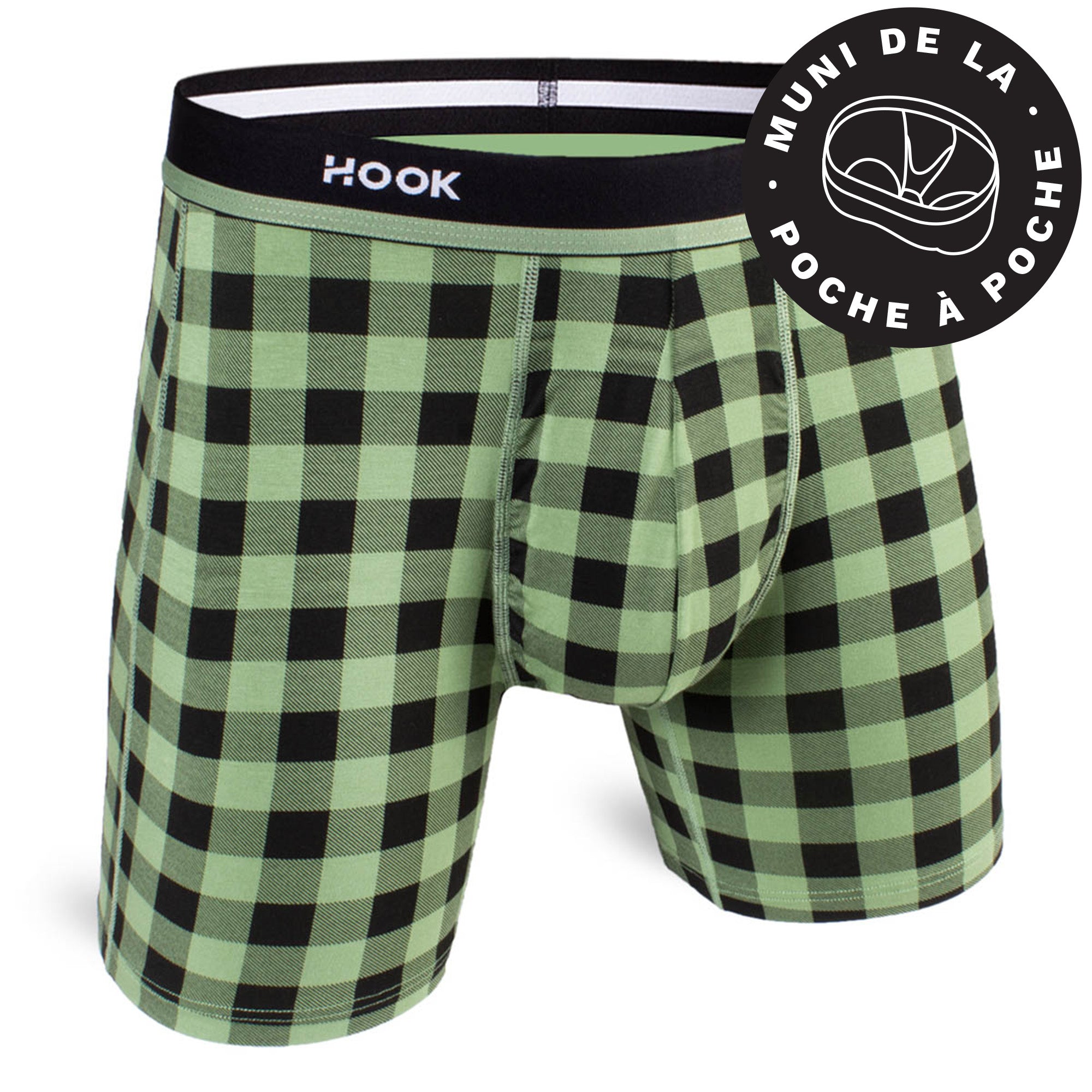 Boxer Feel Green Sugar Shack  Hook Underwear – Mesbobettes