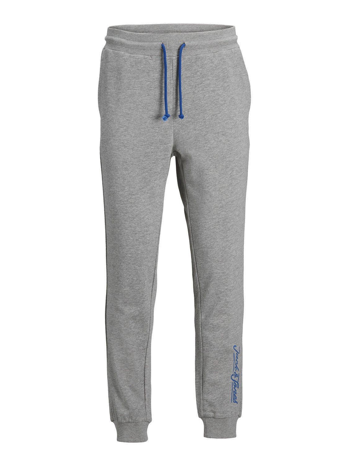 Pantalon de coton ouaté Jack & Jones Chip light grey melange