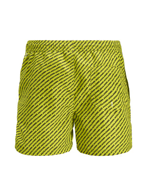 Maillot de bain Jack & Jones Crete Akm Branded Lime Punch