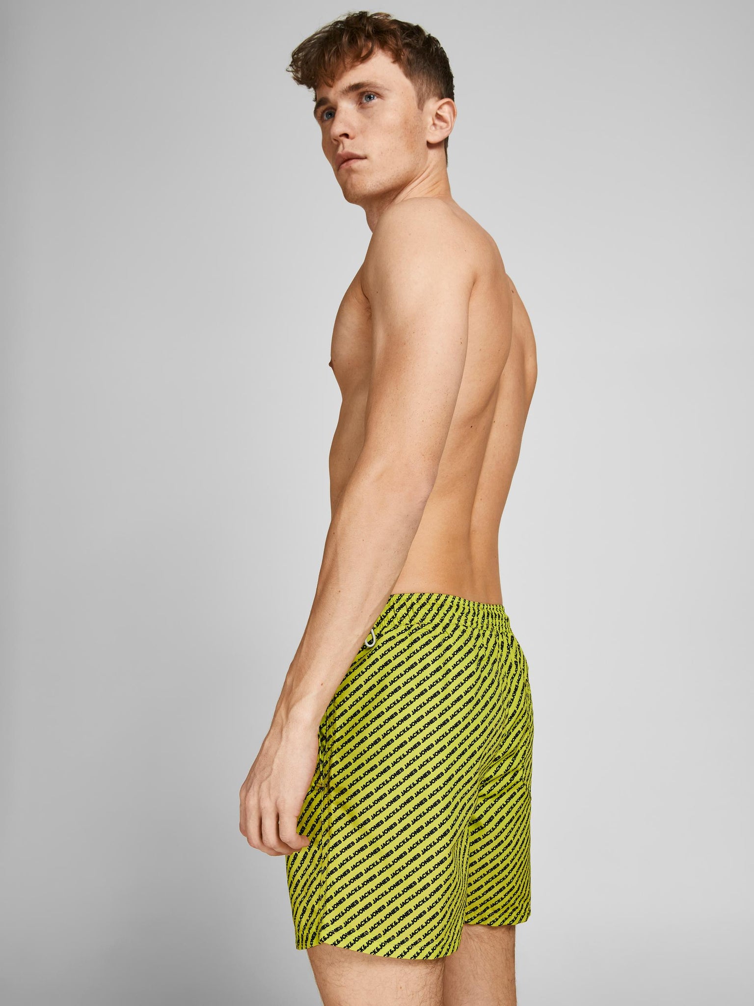 Maillot de bain Jack & Jones Crete Akm Branded Lime Punch