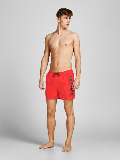 Maillot de bain Jack & Jones Akm Flame Scarlet