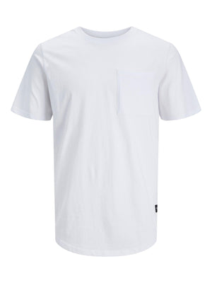 T-shirt Jack & Jones ENOA Pocket Blanc