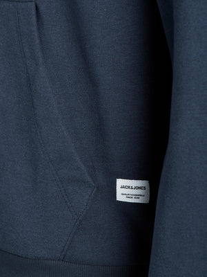 Chandail à capuchon Jack & Jones Flocker Navy Blazer