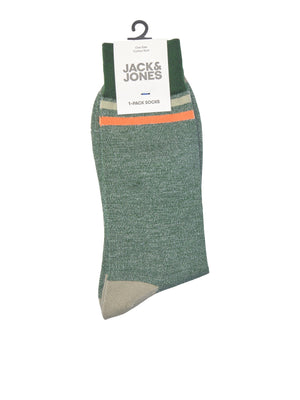 Paire de chaussettes Jack & Jones Night Twist Trekking Green