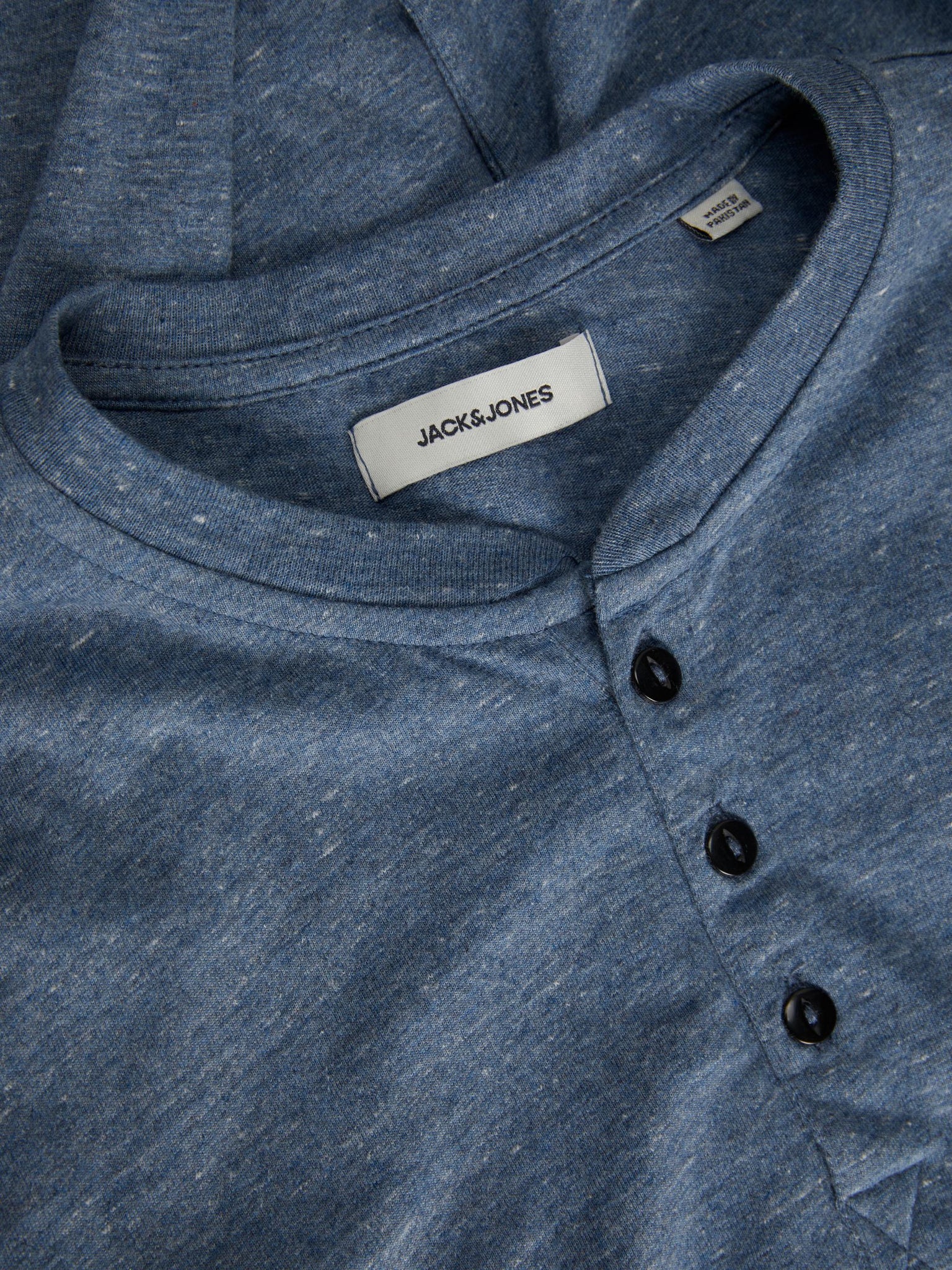 Chandail à manches longues Jack & Jones Henley Navy Blazer