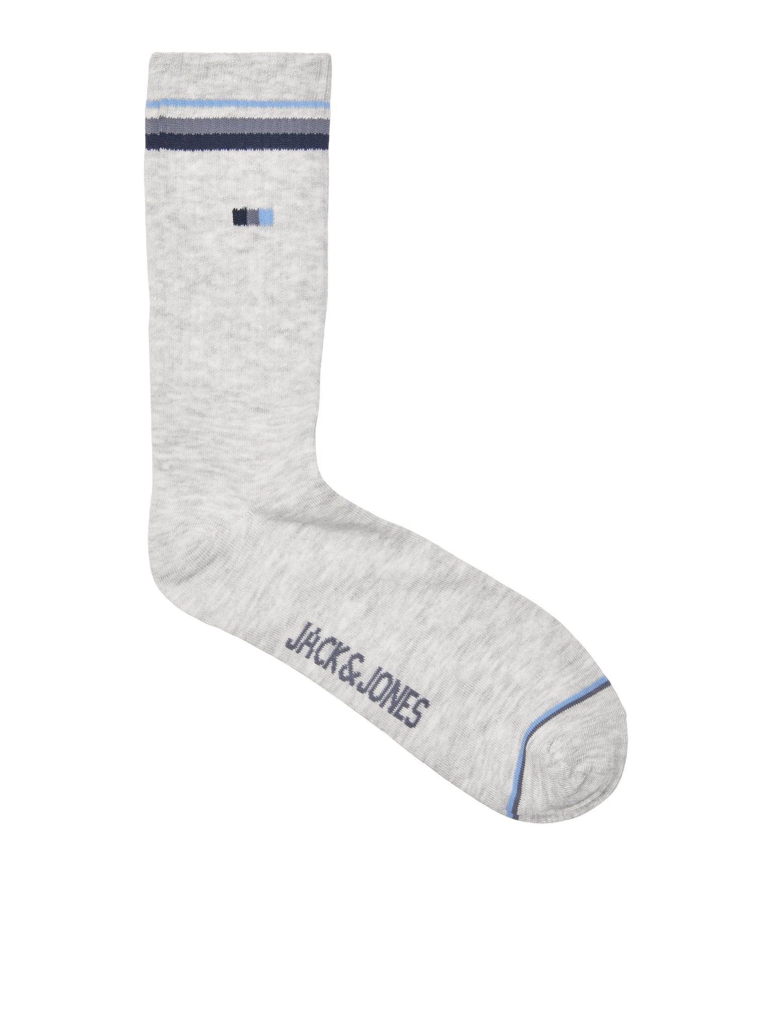 Paire de chaussettes Jack & Jones Keyo Tennis Light Grey melange