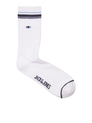 Paire de chaussettes Jack & Jones Keyo Tennis White
