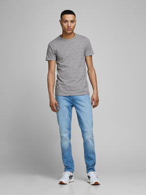 Jack &amp; Jones O-Neck T-shirt Gray