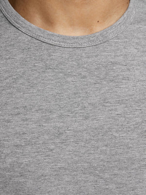 Jack &amp; Jones O-Neck T-shirt Gray